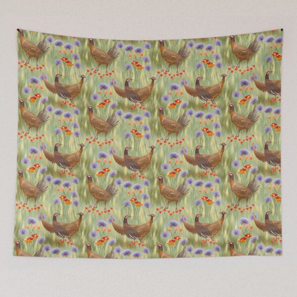 Item preview,  Cooing pheasants pattern designed and sold by KatyaH1965.