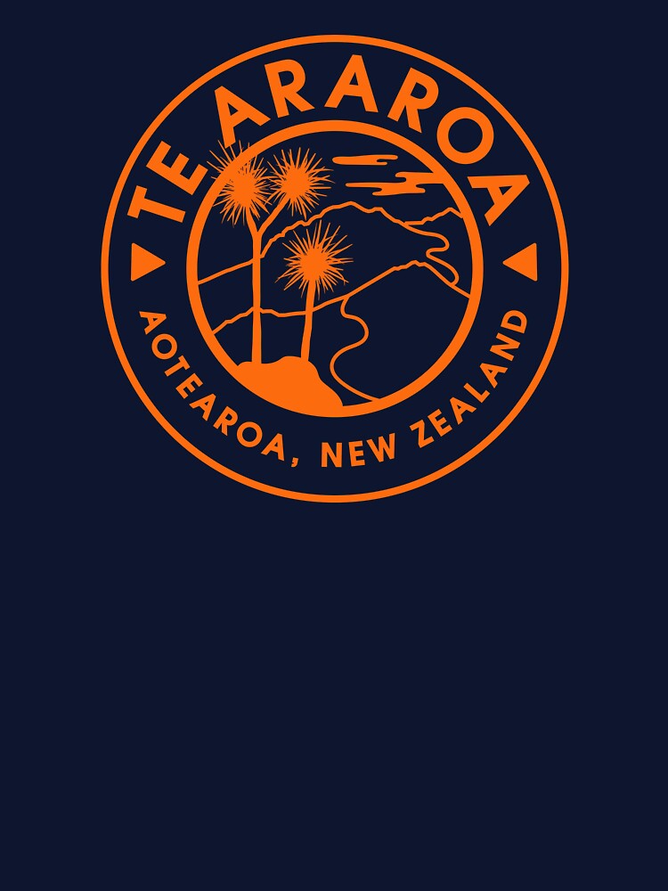 Thumbnail 7 of 7, Classic T-Shirt, Te Araroa - Orange designed and sold by fieldtripsupply.