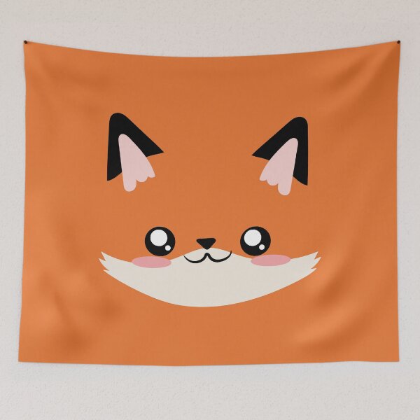 Item preview, cute fox face designed and sold by yessebel.