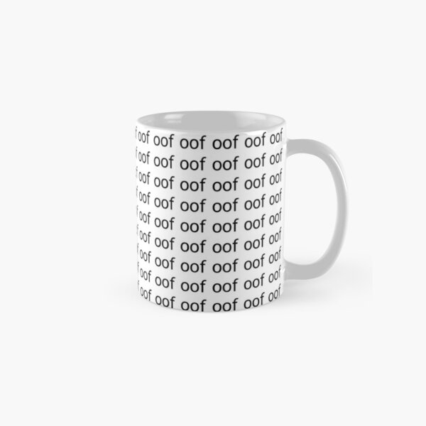 Ooƒ Mugs Redbubble - roblox oof sad face mug by hypetype redbubble