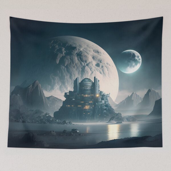 Item preview, Alien Cityscape: A Sci-Fi Vision designed and sold by CreativeBoard.