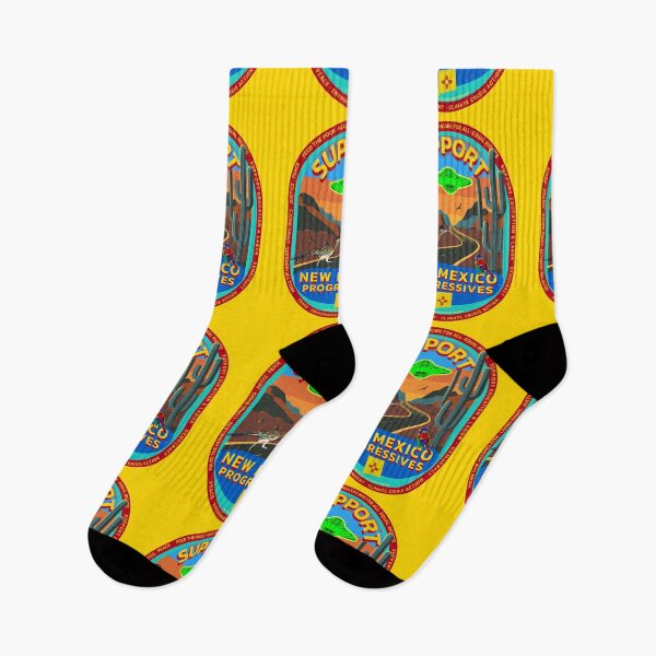 Item preview, PMD00859 Progressive Movement Designs Support New Mexico Progressives design shows you support progressive policy goals for Democrats and Bernie Sanders supporters saguaro cactus cacti  designed and sold by ProgressiveLeft.