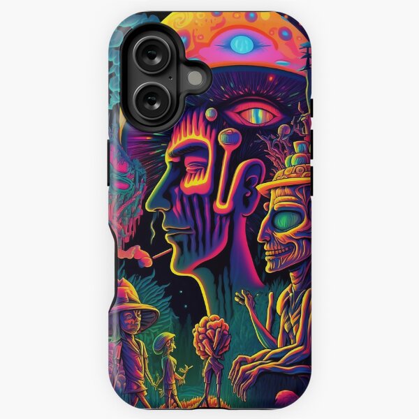 Item preview, Trippy Psychedelic Mushroom Man designed and sold by VibrantView.