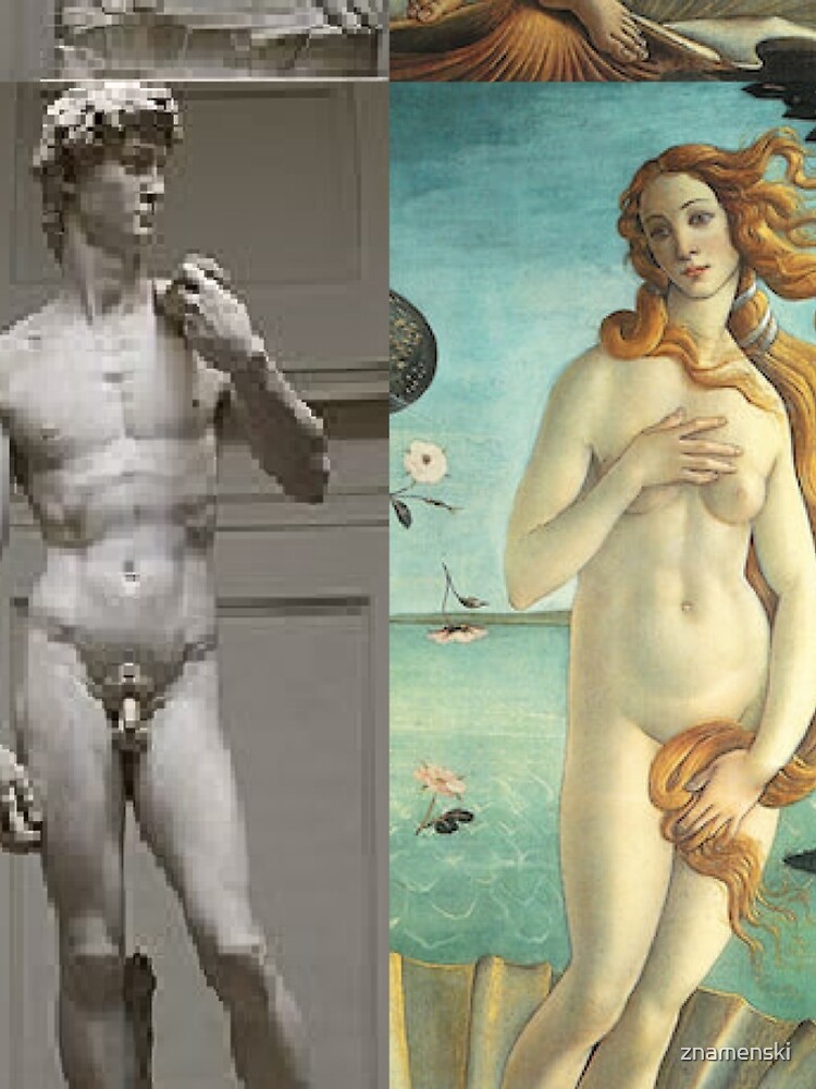  Virtual Meeting of David and Aphrodite  #Virtual #Meeting #David #Aphrodite  by znamenski