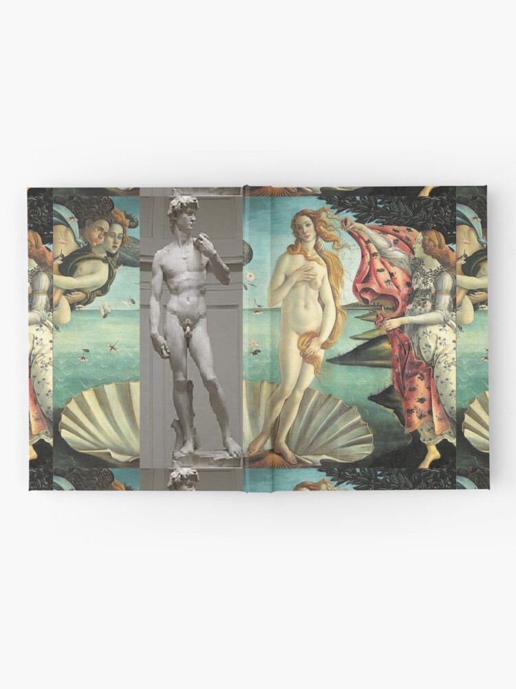 Alternate view of Virtual Meeting of David and Aphrodite #Virtual #Meeting #David #Aphrodite Hardcover Journal