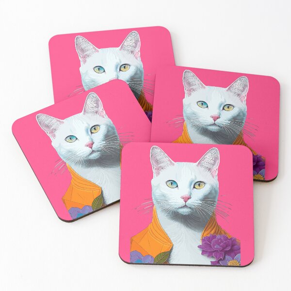 Item preview, Cute cat in a spring outfit designed and sold by Pickmash.