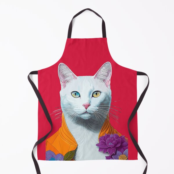 Item preview, Cute cat in a spring outfit designed and sold by Pickmash.