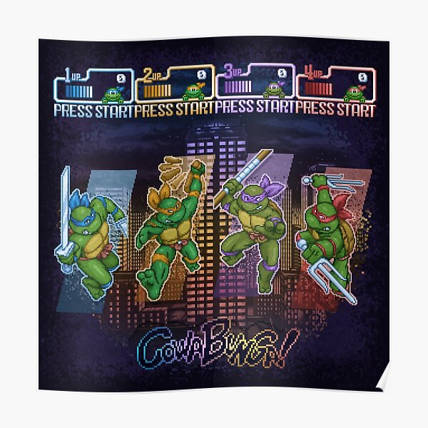 Mutant Ninja Turtle Teenagers Poster