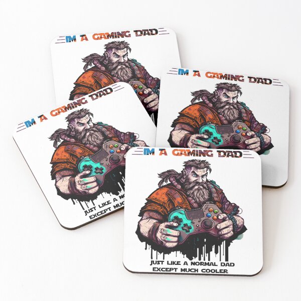 Item preview, I am A Gaming Dad, just like a normal dad but much COOLER designed and sold by Artsynator.