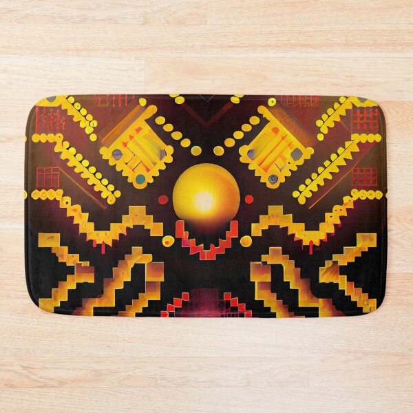 Item preview, Retro Gaming 'Dark Rooms & Loud Music' Abstract Video Game Art designed and sold by ga-arts.