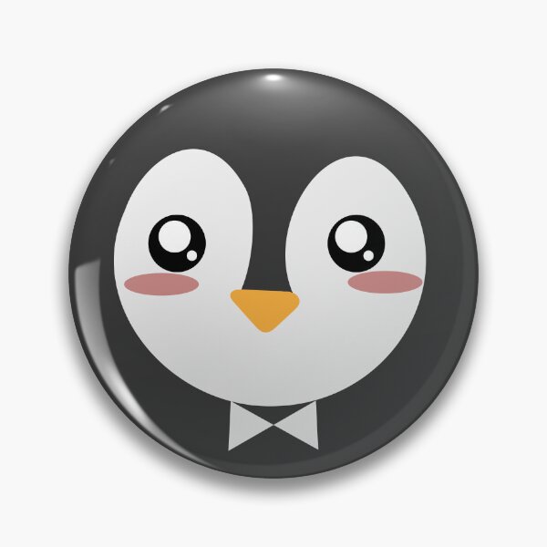 Item preview, cute penguin face designed and sold by yessebel.