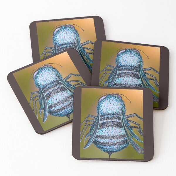 Item preview, The Blue Bumble Bee designed and sold by Doodle Mind Journeys.