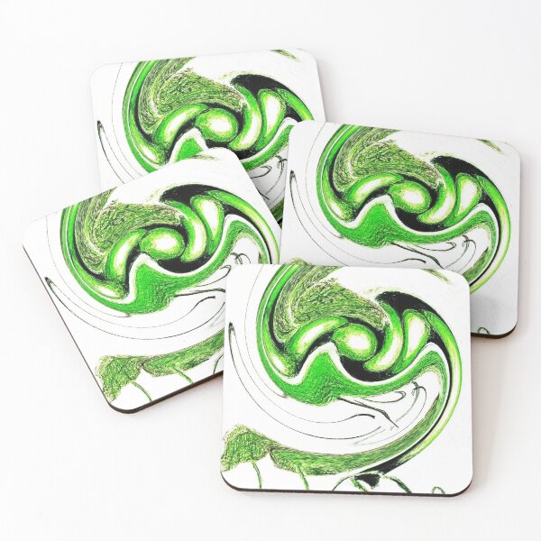 Item preview,  Green Swirl, Peas designed and sold by sandrahlee.