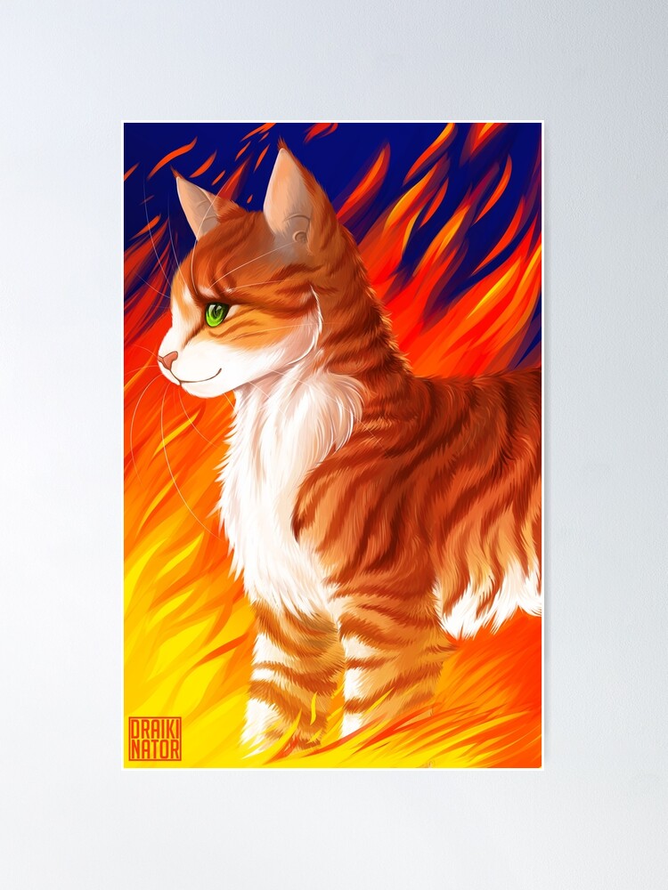 Warrior Cats - Firestar Art Print for Sale by HGBCO