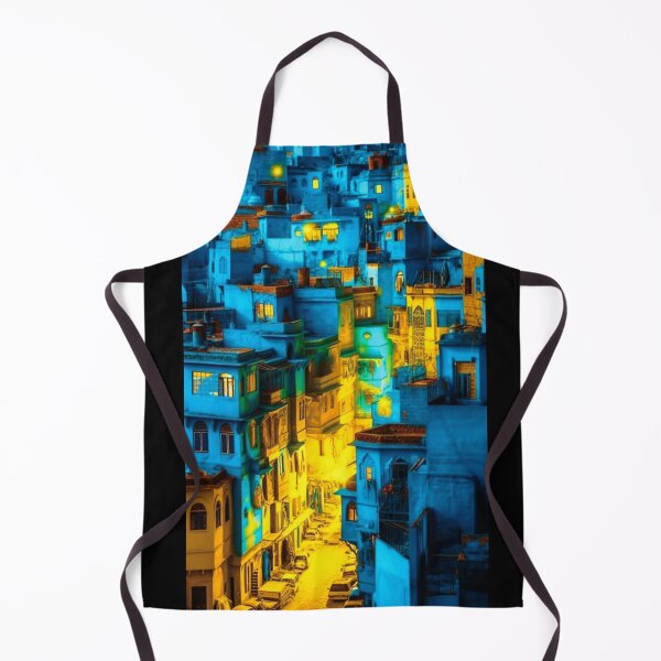 Item preview, Blue Yellow City designed and sold by SENSIBILITY2020.