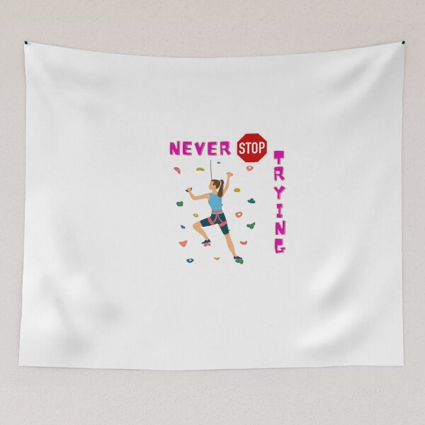 Item preview, Never stop trying designed and sold by ShopExpressPR.