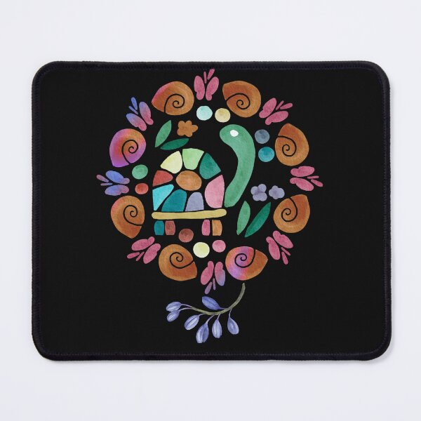 Item preview, Decorative Watercolor Turtle & Snails Circle Colorful Design designed and sold by EarthArtDesigns.