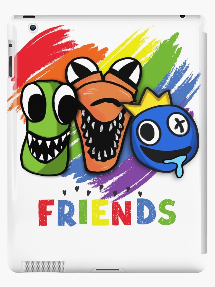 Green, orange and Blue rainbow friends characters  iPad Case & Skin for  Sale by ismailalrawi