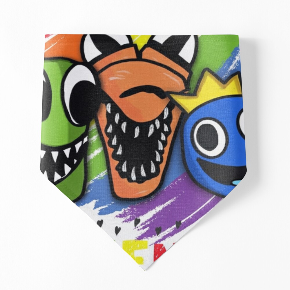 Green, orange and Blue rainbow friends characters  Pin for Sale by  ismailalrawi