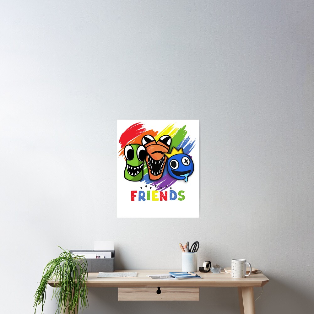 Green, orange and Blue rainbow friends characters  iPad Case & Skin for  Sale by ismailalrawi