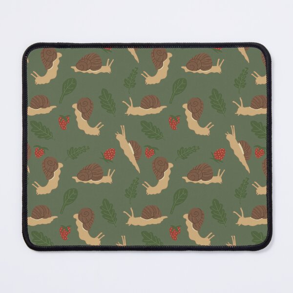 Item preview, Snails and Snacks Pattern (strawberry version) designed and sold by NeptuneWolffey.