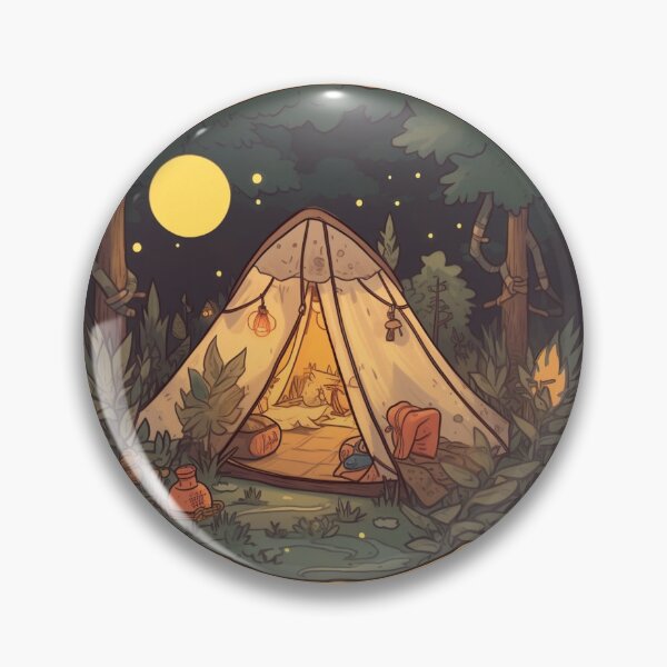 Item preview, happy camper designed and sold by ArtByLuminance.