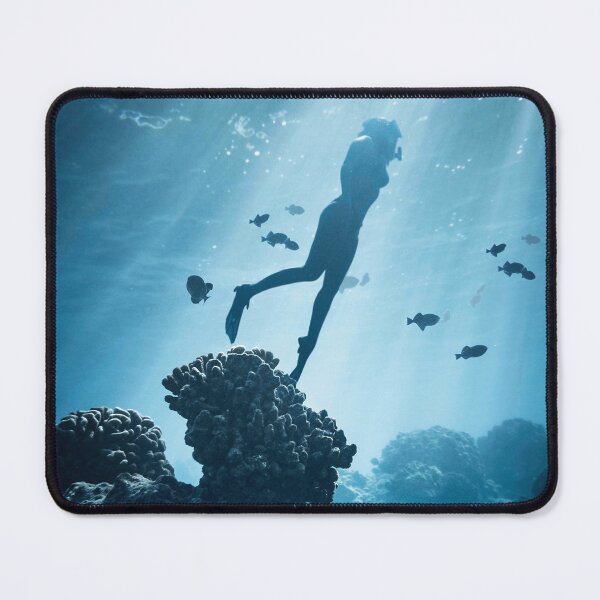 Item preview, Girl underwater swimming with fish designed and sold by Lefteris Betsis.