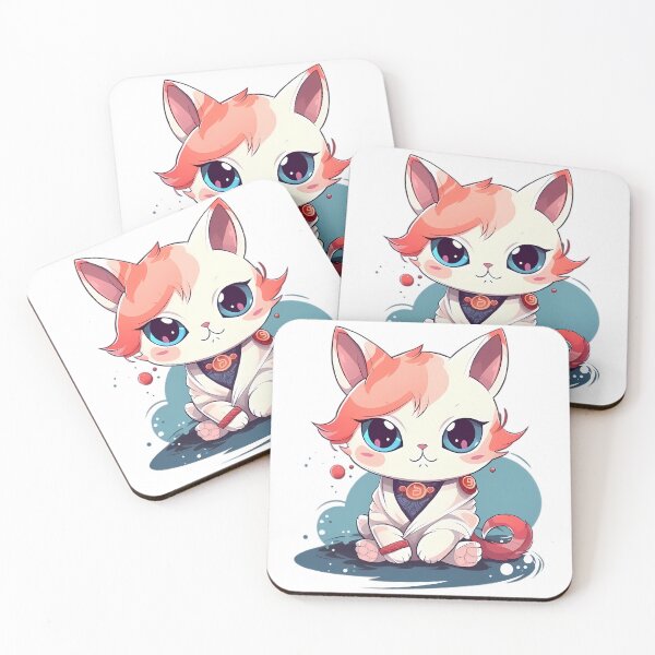 Item preview, Super Cute Anime Cat designed and sold by DonDiLuca.