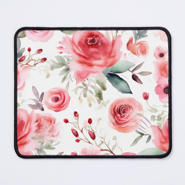 Item preview, Watercolor pattern flower roses designed and sold by PolarInk.