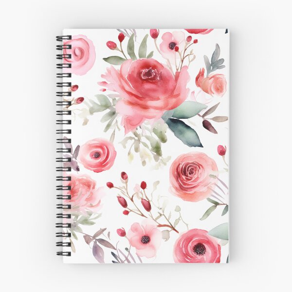 Item preview, Watercolor pattern flower roses designed and sold by PolarInk.