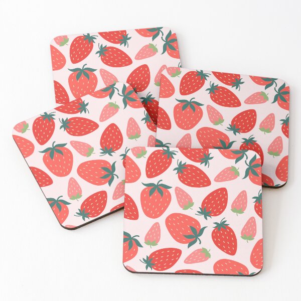 Item preview, Red strawberries seamless pattern  designed and sold by Acim0.