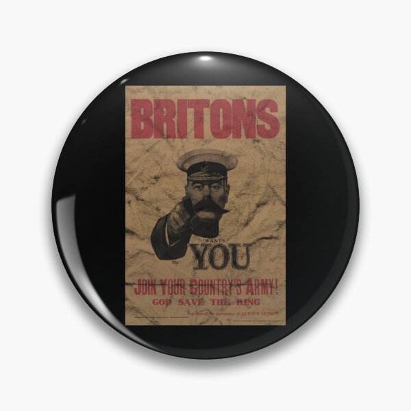 Item preview, Britons Wants You WW1 [Worn Look] designed and sold by politicalamity.