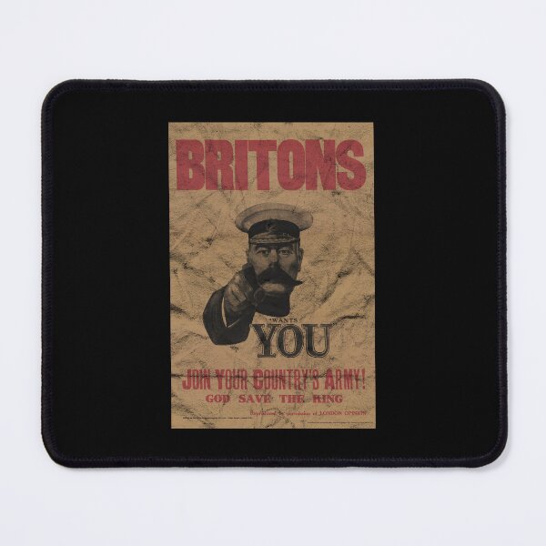 Item preview, Britons Wants You WW1 [Worn Look] designed and sold by politicalamity.