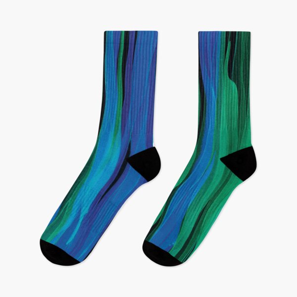Item preview, Neon Blue Green Rain designed and sold by Alexandria Levin.