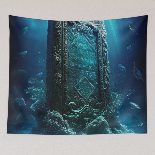 Item preview, Emerald Tablet of Atlantis designed and sold by DigitizedArt.
