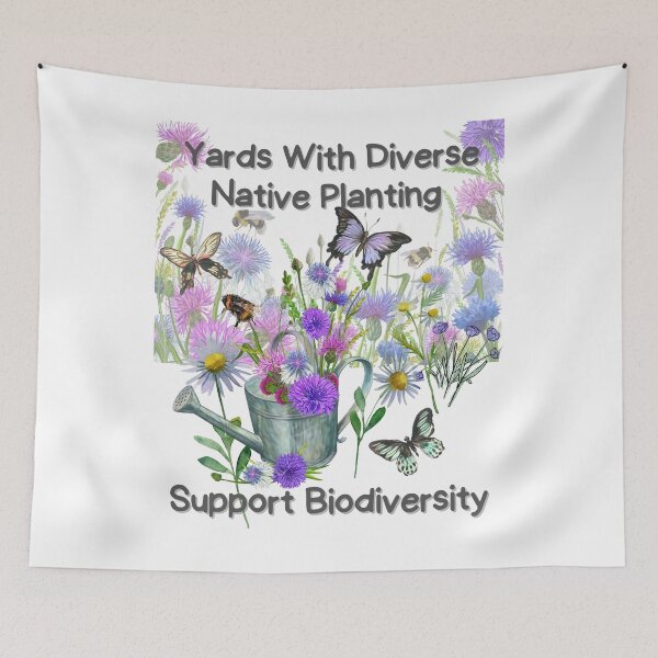 Item preview, Yards With Diverse Planting Colorful Nature Design designed and sold by EarthArtDesigns.