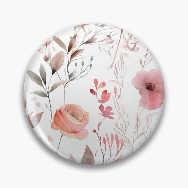 Item preview, Watercolor flower pattern seamless  designed and sold by PolarInk.