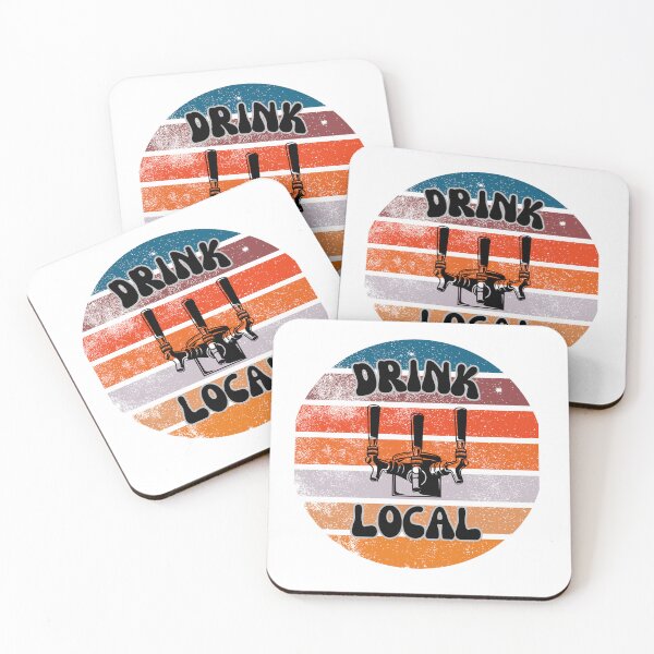 Item preview, Retro Drink Local Design designed and sold by BrinaandPops.