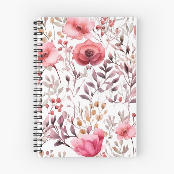 Item preview, flower watercolor red pattern seamless  designed and sold by PolarInk.