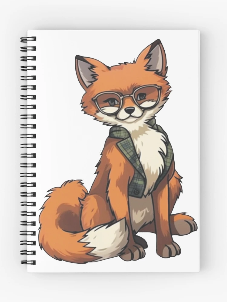 Thumbnail 1 of 3, Journal, Sharp-Dressed Fox designed and sold by ColorsofDawn.