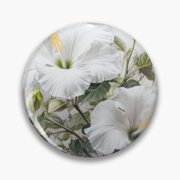 Artikelvorschau, White Hibiscus  entworfen und verkauft von Vanover Designs.