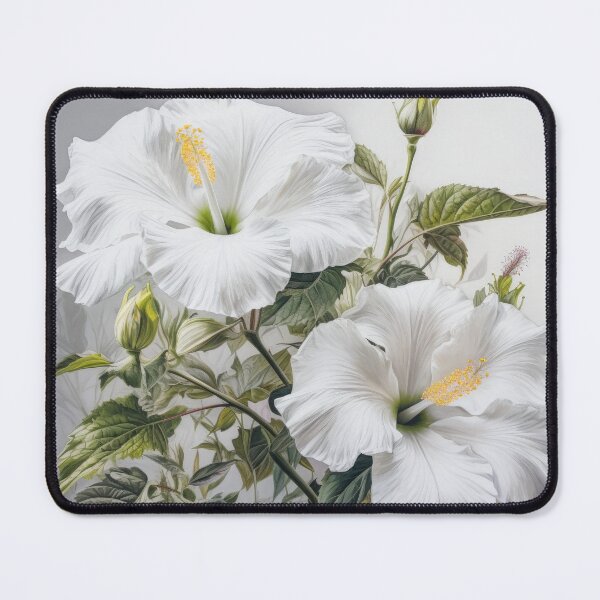 Artikel-Vorschau von White Hibiscus , designt und verkauft von Vanover Designs.
