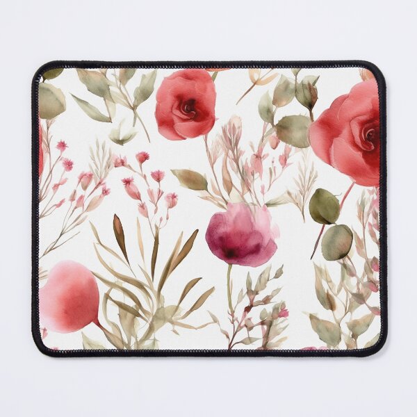 Item preview, watercolor flower pattern designed and sold by PolarInk.