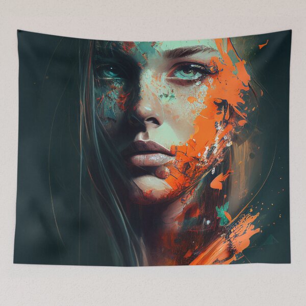 Aperçu de l'œuvre Female Painting créée et vendue par DigitizedArt.