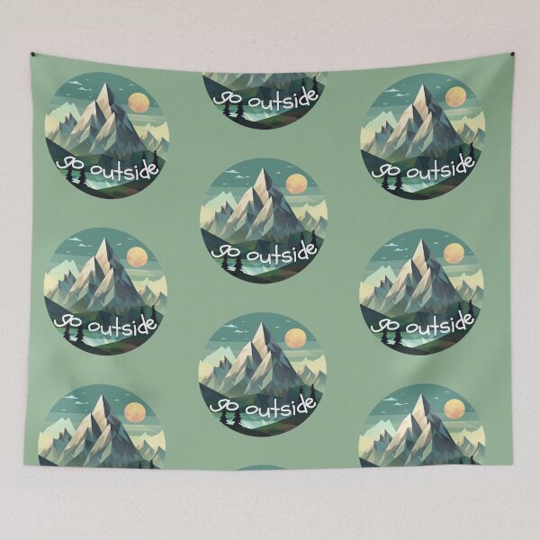 Item preview, go outside designed and sold by ArtByLuminance.