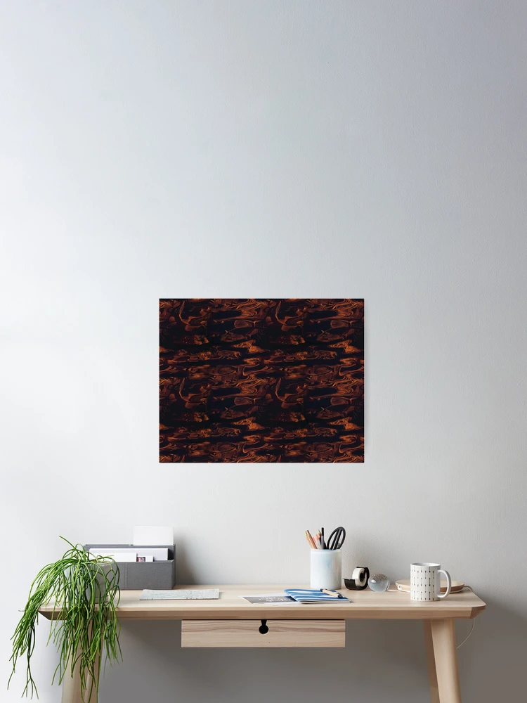 Thumbnail 2 of 3, Poster, Abstract Water Pattern designed and sold by Cameron Cronick.