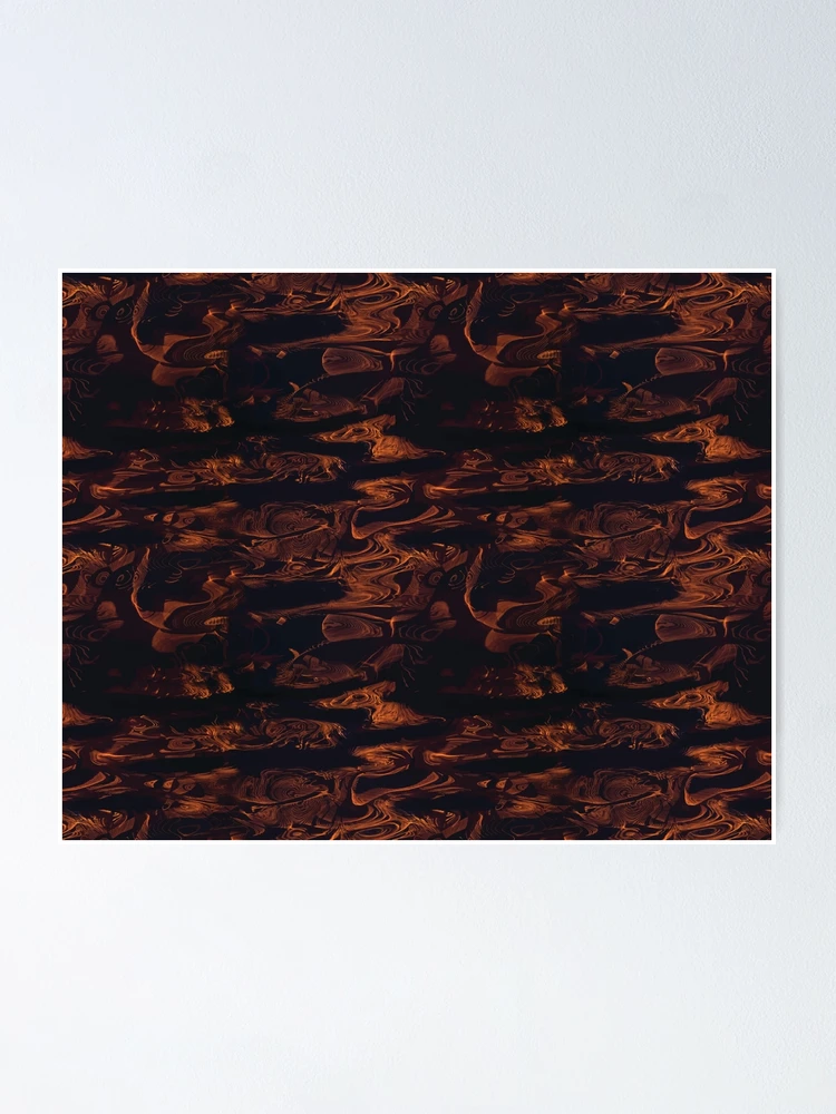 Thumbnail 1 of 3, Poster, Abstract Water Pattern designed and sold by Cameron Cronick.