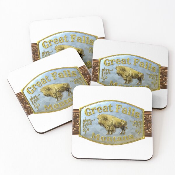 Item preview, Great Falls, Montana Western/Cowboy Belt Buckle designed and sold by DonDota.