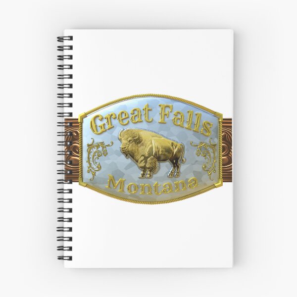 Item preview, Great Falls, Montana Western/Cowboy Belt Buckle designed and sold by DonDota.