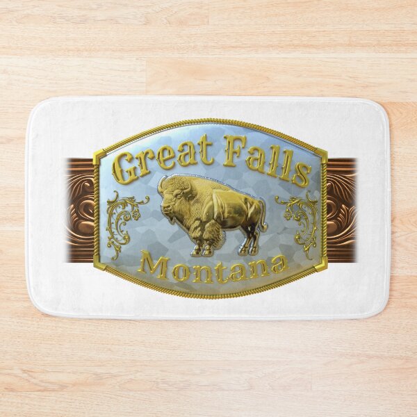 Item preview, Great Falls, Montana Western/Cowboy Belt Buckle designed and sold by DonDota.